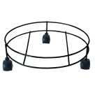 Suporte para Botijao Reforcado Aramado Preto