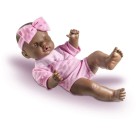 Boneca Coleção Rose Ring Reborn Negra Boneca Realista Soft Brinquedo Infantil Educativo para Crianças e Colecionadores