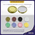 Pote para Conserva 500ml Vidro Transparente com Tampa de Metal