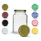 Pote para Conserva 500ml Vidro Transparente com Tampa de Metal