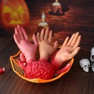Porta Doces para Mesa Tema Halloween Teia de Aranha