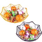 Porta Doces para Mesa Tema Halloween Teia de Aranha