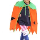 Capa de Abóbora Infantil Fantasia Halloween