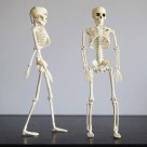 Conjunto 2 Caveiras Decorativas Halloween