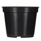 Vaso de Plantio P24 Preto Plástico Resistente para Jardins, Hortas e Paisagismo