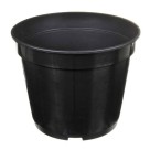 Vaso de Plantio P24 Preto Plástico Resistente para Jardins, Hortas e Paisagismo