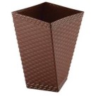 Vaso Twister Rattan 4,5L Coffee Design Moderno e Resistência para Plantas