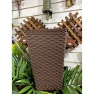 Vaso Twister Rattan Mini 1L Palha Delicadeza e Versatilidade para Plantas Pequenas