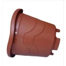 Vaso Redondo Grande Telha Injeplastec – Resistente, Leve e Ideal para Plantas