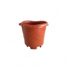 Vaso de Planta Redondo Telha Nº2 Médio 4,7L Plástico Resistente