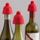 Rolha de Silicone para Vinho Formato Touca – Vedação Criativa e Reutilizável para Garrafas
