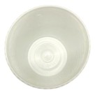 Vaso Rattan Redondo 1,8L Branco – Decoração Sofisticada para Casa e Jardim