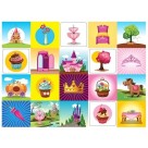 Jogo da Memória Princesas Pais & Filhos – 40 Peças Educativas e Divertidas