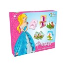Jogo da Memória Princesas Pais & Filhos – 40 Peças Educativas e Divertidas