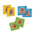 Jogo da Memória Capivara Pais & Filhos 40 Peças – Brinquedo Educativo Infantil, Desenvolvimento Cognitivo e Diversão em Família