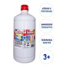Refil Bubble 1 Litro Incolor Atóxico para Bolhas de Sabão BrasilFlex