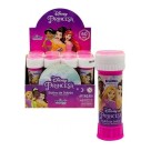 Bolha de Sabão com Jogo Princesas Frasco 60ml Atóxica e Segura para Crianças