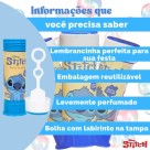 Bolha de Sabão com Jogo STITCH Frasco 60ml Atóxica e Segura para Crianças