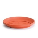 Prato de Vaso Extra G Redondo Telha em Plástico Reforçado – Base de Proteção para Vasos Grandes em Jardins, Varandas e Áreas Internas