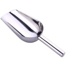 Pá de Gelo Inox 13x8 cm – Pá Dosadora para Gelo, Grãos ou Ração – Aço Inoxidável Reforçado