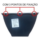 Vaso de Parede Rattan Preto 850ml – Decoração e Jardim Vertical