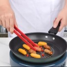 Pegador de Alimentos em Silicone 29cm – Utensílio Cozinha Resistente ao Calor Antiaderente