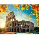 Quebra-Cabeça Coliseu no Outono 500 Peças Pais & Filhos – Puzzle Adulto Educativo, Cultural e Decorativo Inspirado em Roma