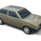 Carrinho CLX Diverplas – Miniatura Plástica de Gol Quadrado 26 cm com Caixa