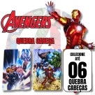 Mini Quebra-Cabeça Avengers em MDF Educativo – 10 Peças