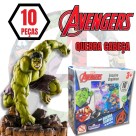 Mini Quebra-Cabeça Avengers em MDF Educativo – 10 Peças