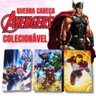 Mini Quebra-Cabeça Avengers em MDF Educativo – 10 Peças