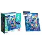 Mini Quebra-Cabeça Infantil Lilo & Stitch 10 Peças