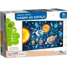 Quebra-Cabeça 38 Peças em Madeira Viagem ao Espaço Pais & Filhos