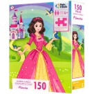 Quebra-Cabeça Princesas 150 Peças Pais & Filhos Infantil Educativo