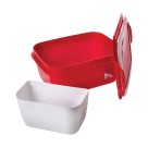 MARMITA TRAVA INTER 850ML 17,7X13,2X7,6CM UN. PLASUTIL