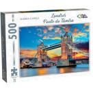 Quebra-Cabeça 500 Peças Londres Ponte do Tâmisa Pais & Filhos – Educativo e Divertido