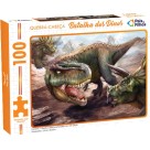 Quebra-Cabeça Batalha dos Dinos 100 Peças Pais & Filhos – Educativo Infantil