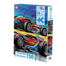 Quebra-Cabeça Fast Machine 150 Peças Pais & Filhos – Educativo Infantil de Corrida