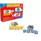 Jogo Soletrar Pais & Filhos – Educativo Infantil de Alfabetização com 52 Peças