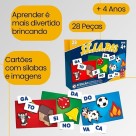 Jogo Sílabas 28 Peças Pais & Filhos – Educativo Infantil de Alfabetização