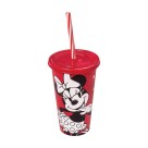 Compre Copo Minnie Mouse Rosa com Tampa e Canudo - Prático, Seguro e Divertido