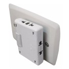 Pino Adaptador Benjamin T Articulado 3 Saídas 10A – compacto, seguro e prático. Ideal para conectar até 3 aparelhos ao mesmo tempo em casa, escritório
