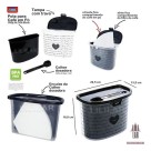 Porta Café/Filtro Retrô Plasútil – Organização e Estilo para sua Cozinha