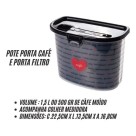 Porta Café/Filtro Retrô Plasútil – Organização e Estilo para sua Cozinha