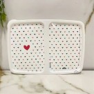 Pote 2 Divisórias Decorado Retangular 1,1L