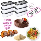 Pote 3L Clic Retangular Preto – Armazenamento Prático e Seguro para Alimentos