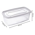Pote 3L Linha Clic Retangular Branco Plasutil