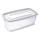 Pote 3L Linha Clic Retangular Branco Plasutil