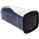 Porta Pão de Forma Plasútil Decora com Tampa Click 32,6cm Livre de BPA