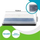 Manteigueira Plasútil com Tampa Decorada em Plástico BPA Free